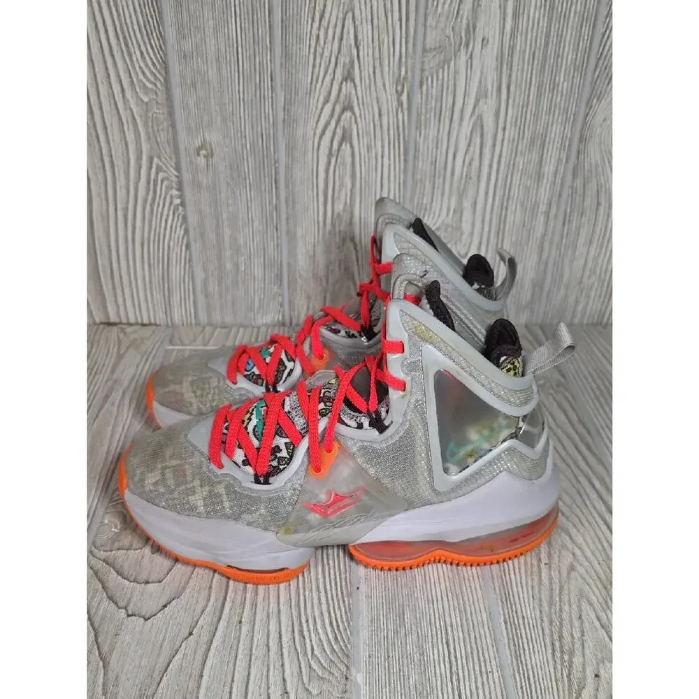 Nike Lebron 19 Fast Food Athletic Sneakers Kids Youth Size 4.5Y